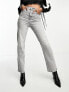 Фото #6 товара ASOS DESIGN Tall cropped easy straight jeans grey
