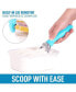 Ice Cream Scooper with Soft Easy Handle and Built-in Lid Opener