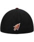 ფოტო #3 პროდუქტის Men's Black and Garnet Florida State Seminoles Team Color Two-Tone Fitted Hat