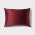 Фото #1 товара Standard 100% Silk Pillowcase with Hidden Zipper Berry Purple - Threshold