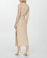 ფოტო #2 პროდუქტის Women's Asymmetric Draped Gown