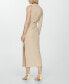 Women's Asymmetric Draped Gown