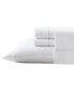 Фото #2 товара Solid Cotton Percale 4 Piece Sheet Set, King