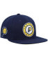 Бейсболка Mitchell&Ness мужская с застежкой Navy Indiana Pacers Синий - фото #4