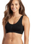 Фото #1 товара Jockey 301396 Women's Bra Modern Micro Stretch Seamfree Bralette, Black, M