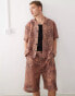 Фото #1 товара Reclaimed Vintage unisex leopard print short