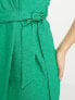 Фото #3 товара Closet London kimono wrap midi dress in vibrant green