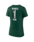 ფოტო #4 პროდუქტის Women's Green Green Bay Packers Plus Size Mother's Day #1 Mom V-Neck T-shirt