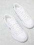 Adidas Originals Court Super trainers in white and green 40 - фото #3