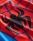 Фото #3 товара Toddler Boys Spider-Man Rash Guard & Swim Trunks, 2 Piece Set