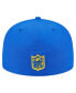 Фото #4 товара Men's Royal Los Angeles Rams Main 59FIFTY Fitted Hat
