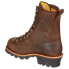 Фото #3 товара Chippewa Super Dna 8 Inch Waterproof Steel Toe Work Mens Brown Work Safety Shoe