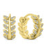 Charming gold-plated earrings with zircons EA480Y