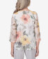 Фото #2 товара Women's Charleston Watercolor Floral Mesh Top