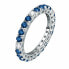 Charming silver ring with zircons Tesori SAIW170