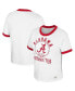 Фото #1 товара Women's x Wrangler White Distressed Alabama Crimson Tide Freehand Ringer T-shirt