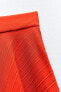 Плиссированная юбка асимметричного кроя ZARA