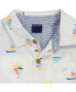 Фото #3 товара Комплект для малышей Nautica, футболка на короткий рукав, рубашка из поплина и шорты из твила