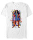 Фото #1 товара Men's Marvel Film Ms. Marvel Sketchy Kamala Short Sleeve T-shirt