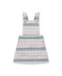 ფოტო #1 პროდუქტის Little Girls Organic Cotton Sleeveless Ruffle Strap Skirtall