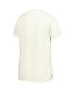ფოტო #2 პროდუქტის Women's Cream Las Vegas Raiders Chrome Sideline T-shirt