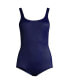 Women's Long Chlorine Resistant Soft Cup Tugless Sporty One Piece Swimsuit