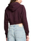 Women's Classic Play Loud Cropped Cotton Hoodie