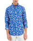 Фото #1 товара Men's Vinta Floral Poplin Long Sleeve Button-Down Shirt, Created for Macy's