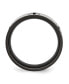 ფოტო #2 პროდუქტის Stainless Steel Brushed Black IP-plated Crosses 7mm Band Ring