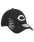 Men's Black Cincinnati Reds Active Dash Mark 39THIRTY Flex Hat