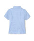 ფოტო #2 პროდუქტის Little Girls Short Sleeve Oxford Shirt