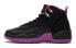 Air Jordan 12 Retro Hyper Violet (GS) 高帮篮球鞋 黑紫色 2016年版 / Кроссовки Air Jordan 12 510815-018