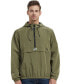 ფოტო #1 პროდუქტის Men's Pullover Mesh lined Windbreaker Anorak Jacket, up to size 2XL