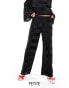 Фото #1 товара Y.A.S Petite checkerboard plisse trouser co-ord in black