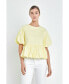 Women's Balloon Poplin Top