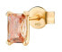 Allegra RZAL060 shiny gold-plated zircon earring