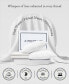 Фото #6 товара Aireolux 1000 Thread Count Egyptian Cotton Sateen 4 Pc Sheet Set Full