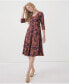 ფოტო #1 პროდუქტის Women's Organic Cotton Fit & Flare Midi Party Dress