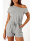 Фото #4 товара Women's Cecilia Off Shoulder Romper