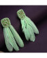 ფოტო #2 პროდუქტის Women's Feather Drop Earrings