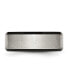 Stainless Steel Black IP-plated Brushed 8mm Edge Band Ring