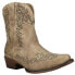 Фото #3 товара Roper Riley Scroll Embroidered Snip Toe Cowboy Womens Beige Casual Boots 09-021