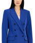 Women's Notched-Lapel Long Blazer Jacket
