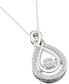 Diamond Teardrop 18" Pendant Necklace (1/3 ct. t.w.) in 10k White Gold