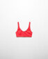 Фото #1 товара Women's Textured Bikini Top
