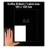 Фото #13 товара Avery Zweckform Avery LR3483-10 - White - Rectangle - Permanent - 105 x 148 mm - A4 - Paper