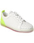 Фото #2 товара Christian Louboutin Fun Louis Junior Spikes Leather Sneaker Men's White 41