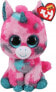 Фото #1 товара Мягкая игрушка для девочек MGA Ty Gumball, cuddly toy (pink / turquoise, 24 cm, unicorn)