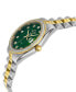 ფოტო #2 პროდუქტის Women's Naples Swiss Quartz Diamond Two-Toned SS IPYG Stainless Steel Bracelet Watch 32mm