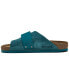 ფოტო #5 პროდუქტის Men's Kyoto Suede Leather Slide Sandals from Finish Line